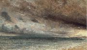 John Constable Stormy Sea painting